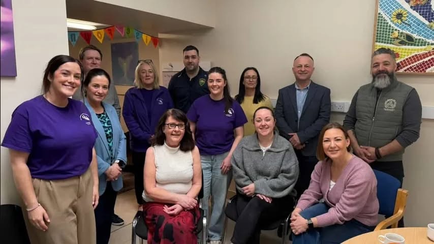 Niamh Louise Foundation team and supporters gathered at the resource centre
